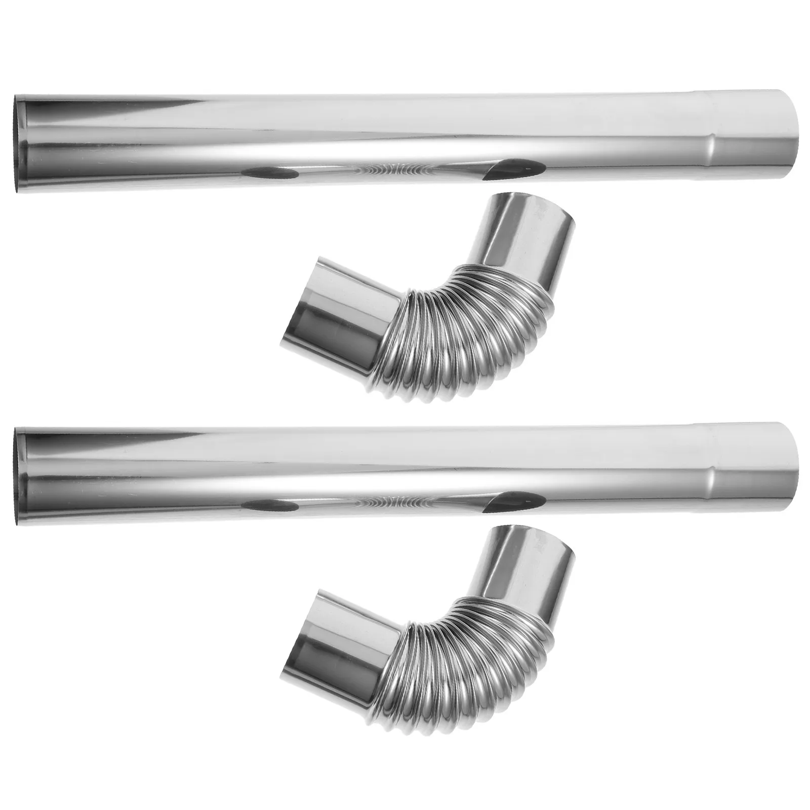 4pcs Stove Pipe Heavy Duty Stainless Steel Chimney Pipe with Elbow Connectors for Wood Stove Water Heater Boiler for Residential
4pcs Stove Pipe Heavy Duty Stainless Steel Chimney Pipe with Elbow Connectors for Wood Stove Water Heater Boiler for Residential