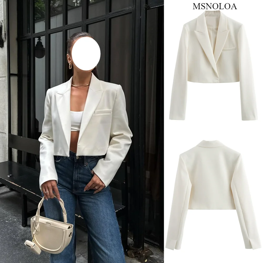 Women's 2024 Summer New Arrival Fashion Temperament Elegant Versatile Lapel Long Sleeve Short Blazer 2010/744
Women's 2024 Summer New Arrival Fashion Temperament Elegant Versatile Lapel Long Sleeve Short Blazer 2010/744