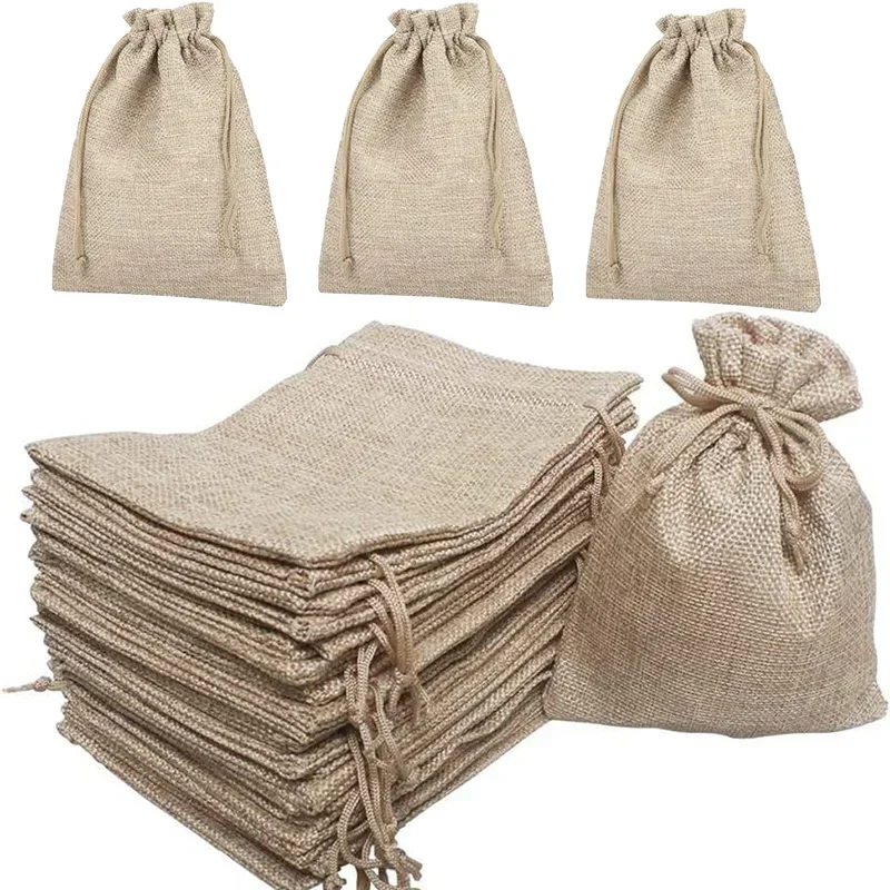 5Pcs Burlap Gift Bags with Drawstring Jute Bags Burlap Bag for Wedding Favors Party Jewelry Pouches Linen Sacks Storage Bags
5Pcs Burlap Gift Bags with Drawstring Jute Bags Burlap Bag for Wedding Favors Party Jewelry Pouches Linen Sacks Storage Bags
