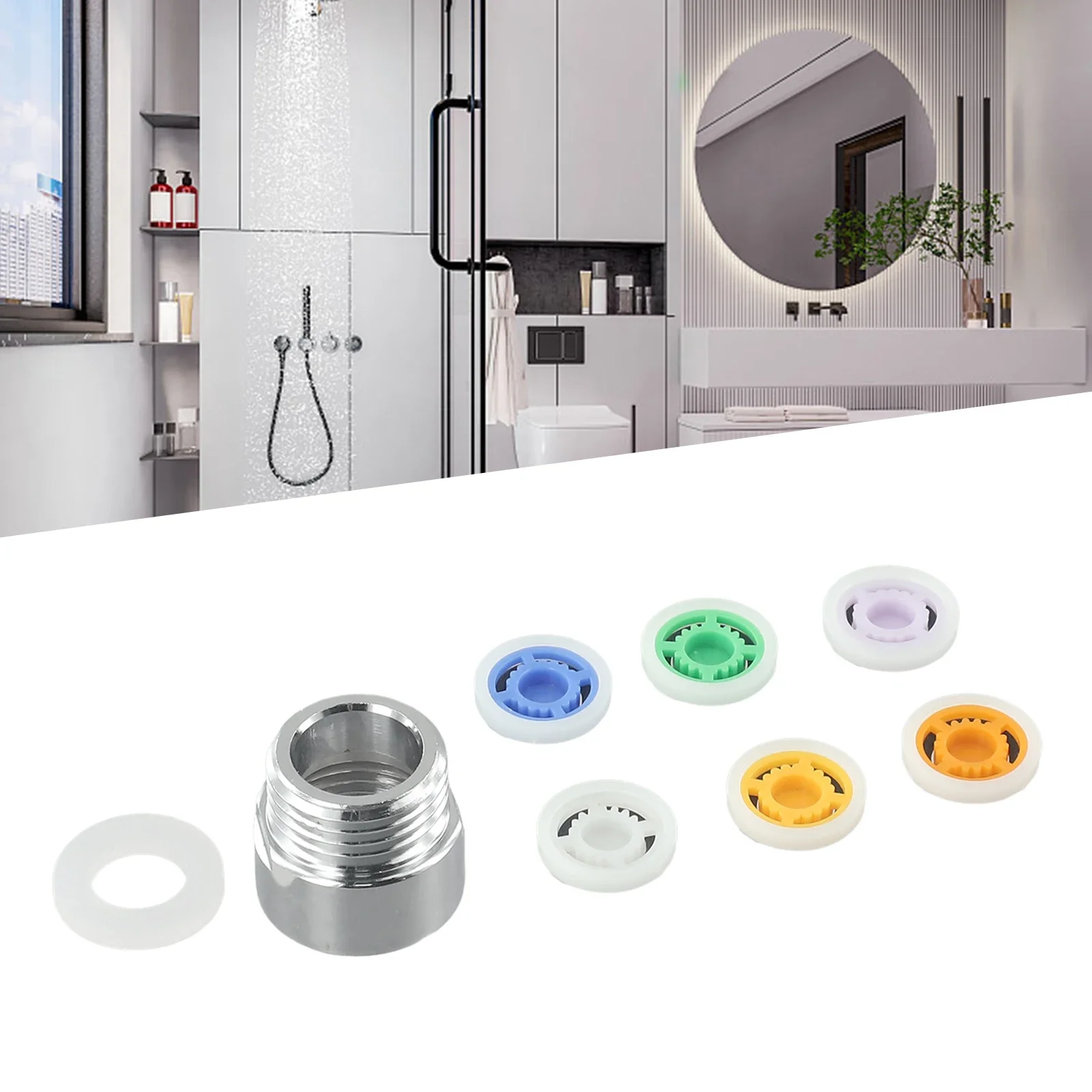 New Practical Quality Water Saving Cores Adapter Brass Control Valve For Kitchen Improvement Restrictor 6 Colors
New Practical Quality Water Saving Cores Adapter Brass Control Valve For Kitchen Improvement Restrictor 6 Colors