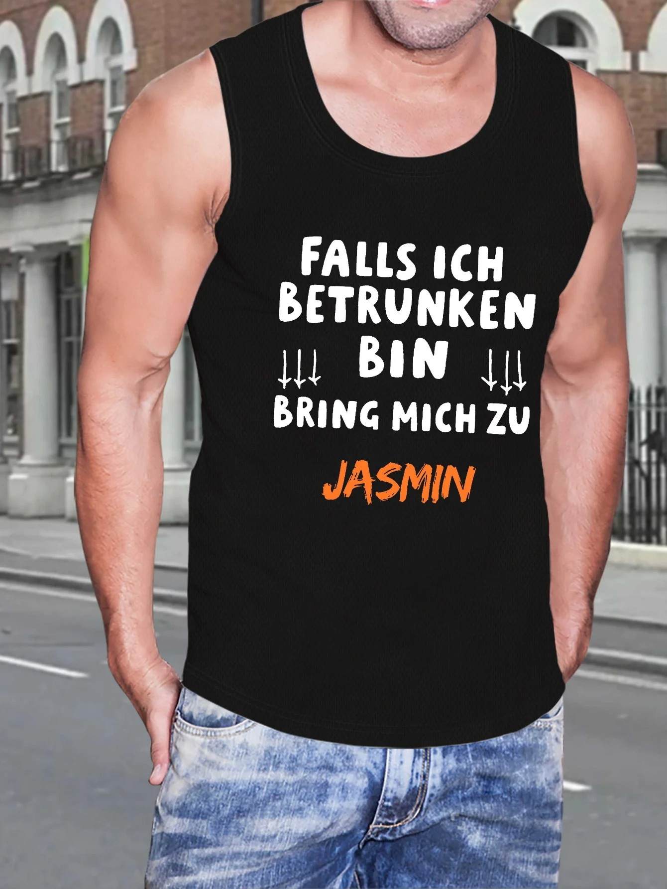 Take me to her standard-sized men's vest
Take me to her standard-sized men's vest