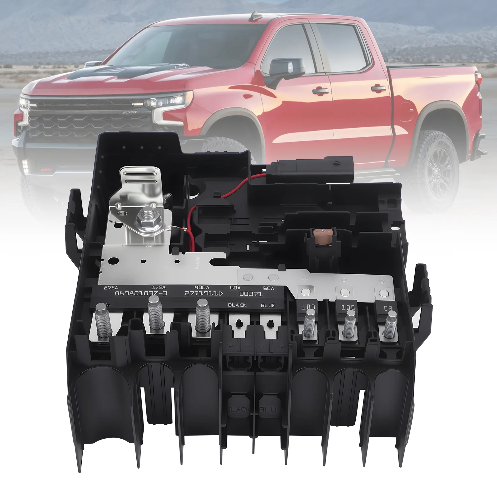 For Chevy Silverado 1500 2500 HD 3500 HD GMC Sierra 1500 2500 HD 3500 HD 2019-2025 Car Battery Distribution Fuse Box OE 84646134
For Chevy Silverado 1500 2500 HD 3500 HD GMC Sierra 1500 2500 HD 3500 HD 2019-2025 Car Battery Distribution Fuse Box OE 84646134