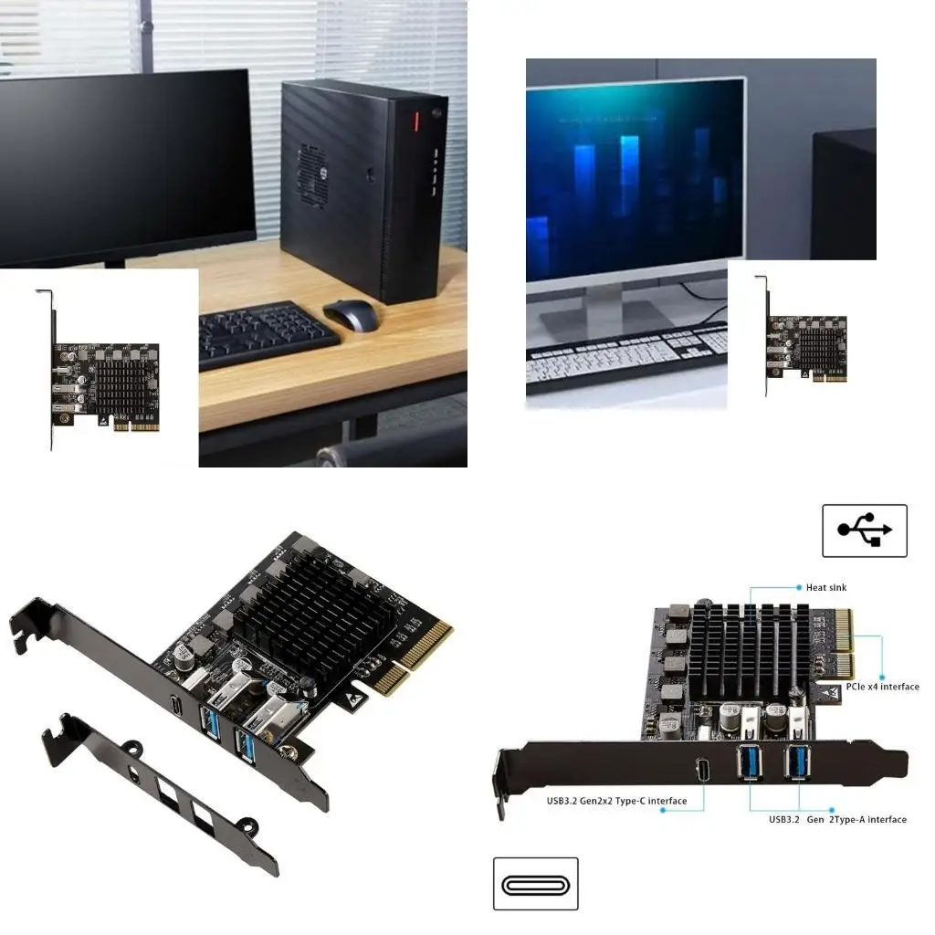 Y1UB PCIe3.0X4 к USB A/UsbC Адаптер расширения 20 Гбит/с Высокоскоростная промышленная камера Сбор данных Карта сбора данных
Y1UB PCIe3.0X4 к USB A/UsbC Адаптер расширения 20 Гбит/с Высокоскоростная промышленная камера Сбор данных Карта сбора данных