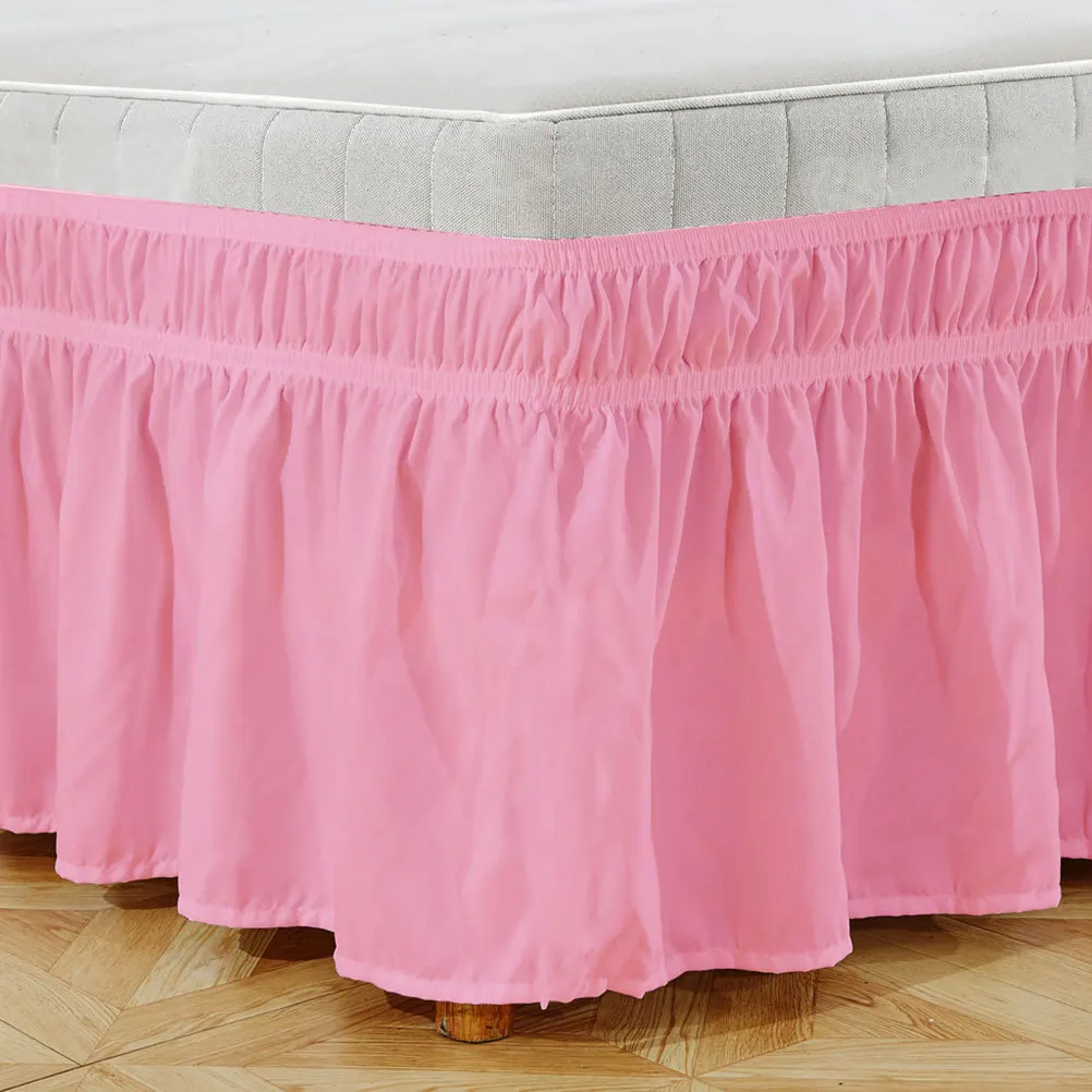 Solid Color Ruffled Design Elastic Band Full Coverage Washed Cotton Fabric Bedroom Decor Pleated
Solid Color Ruffled Design Elastic Band Full Coverage Washed Cotton Fabric Bedroom Decor Pleated