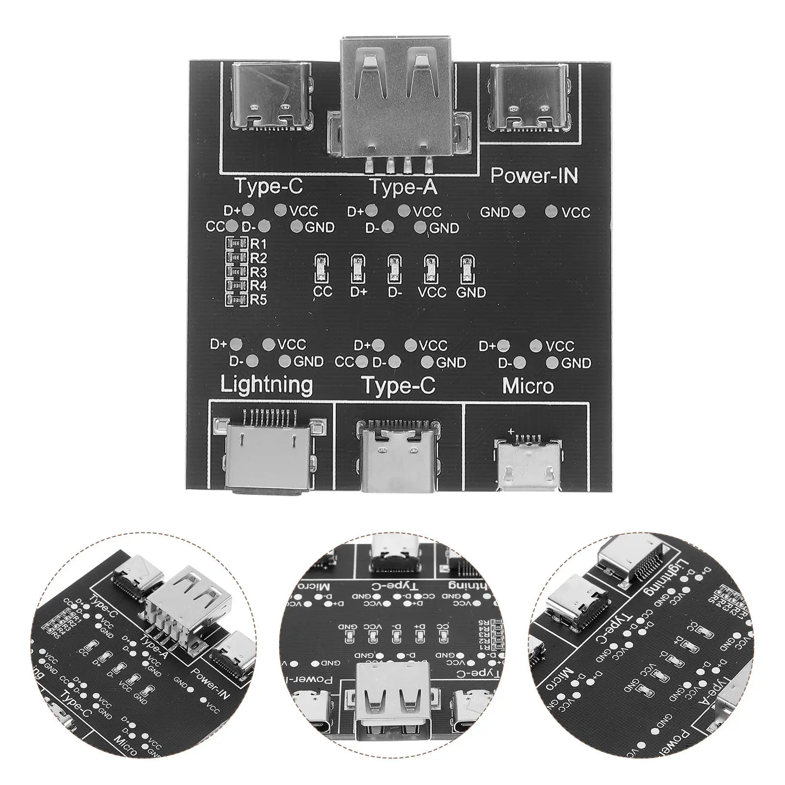 USB Cable Tester Data Line Testing Board Short Circuit Detection High Accuracy Lightweight Portable for USB C and Data Cables
USB Cable Tester Data Line Testing Board Short Circuit Detection High Accuracy Lightweight Portable for USB C and Data Cables