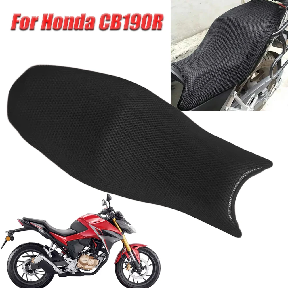 Motorcycle 3D Breathable Sunscreen Mesh Protecting Cushion For Honda CB190R CBF190 Nylon Fabric Saddle Seat Cover
Motorcycle 3D Breathable Sunscreen Mesh Protecting Cushion For Honda CB190R CBF190 Nylon Fabric Saddle Seat Cover