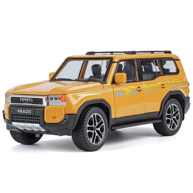 1/24 Toyota PRADO Land Cruiser LC250 Alloy Car Model Diecast Metal Off-road Vehicles Car Model Sound and Light Children Toy Gift
1/24 Toyota PRADO Land Cruiser LC250 Alloy Car Model Diecast Metal Off-road Vehicles Car Model Sound and Light Children Toy Gift