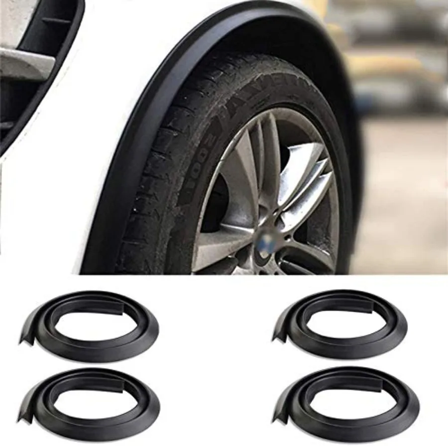 Fender Flares 4.9Ft/1.5m Universal Car Wheel Fender Extension Moulding Flares Auto Tyre Eyebrow Trim Strip Stick Out Edge Pack
Fender Flares 4.9Ft/1.5m Universal Car Wheel Fender Extension Moulding Flares Auto Tyre Eyebrow Trim Strip Stick Out Edge Pack