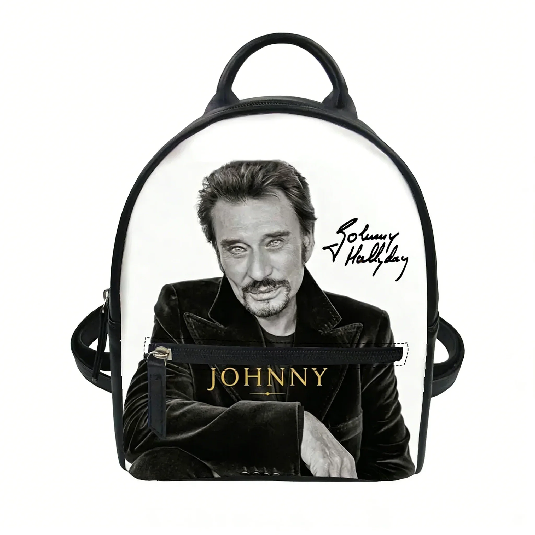Johnny Hallyday Custom Backpack Purse Women Pop Singer Carter Schoolbags Double Shoulder Bag Mini Daypack Leather Travel Bag
Johnny Hallyday Custom Backpack Purse Women Pop Singer Carter Schoolbags Double Shoulder Bag Mini Daypack Leather Travel Bag