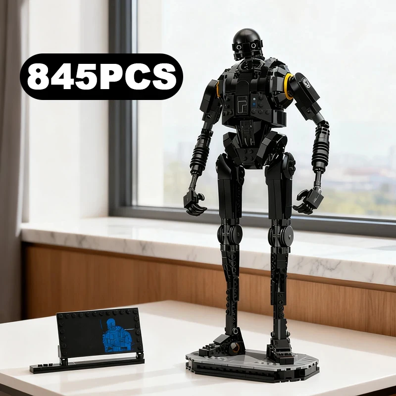 845 деталей, строительные блоки для робота-охранника K-2SO/кирпичики для сборки MOC/игрушка для детей и взрослых/рождественский подарок
845 деталей, строительные блоки для робота-охранника K-2SO/кирпичики для сборки MOC/игрушка для детей и взрослых/рождественский подарок