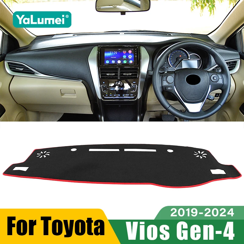 Для Toyota Vios Gen 4 2019-2024: Нескользящий солнцезащитный коврик на приборную панель автомобиля
Для Toyota Vios Gen 4 2019-2024: Нескользящий солнцезащитный коврик на приборную панель автомобиля