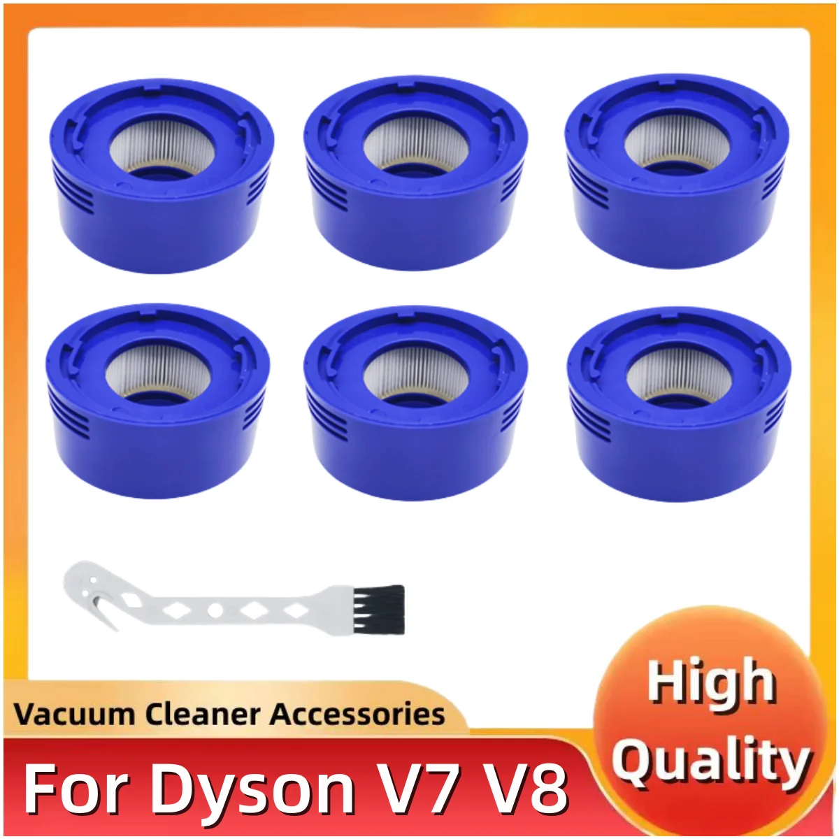 Фильтр Hepa для пылесоса Dyson V7 V8, сменная деталь, ручной, беспроводной, с мотором сзади
Фильтр Hepa для пылесоса Dyson V7 V8, сменная деталь, ручной, беспроводной, с мотором сзади