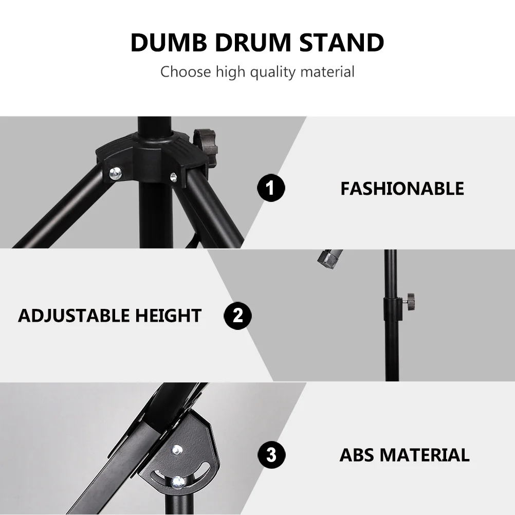 Dumb Drum Stand Adjustable Height Snare Practice Pad Holder Portable Storage Rack Durable Iron ABS Material
Dumb Drum Stand Adjustable Height Snare Practice Pad Holder Portable Storage Rack Durable Iron ABS Material