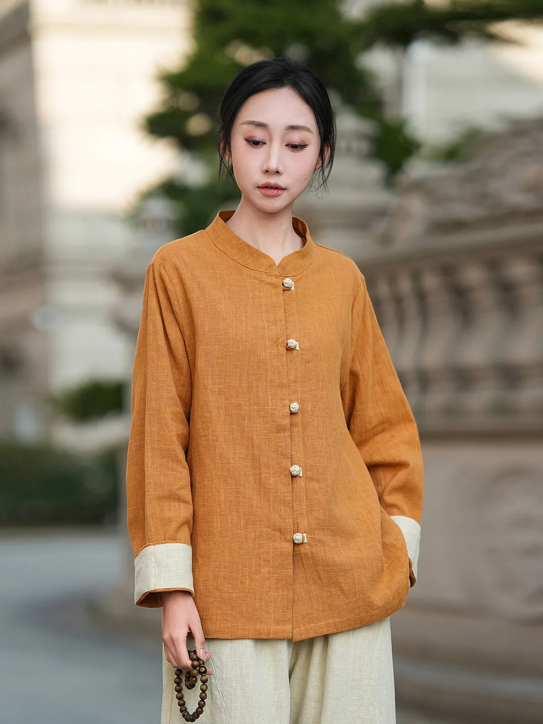 New Chinese Style Women's Cotton Linen Shirt Vintage Flax Shirt Zen Buddhist Layman's Clothing Tea Ceremony Traditional Wear
New Chinese Style Women's Cotton Linen Shirt Vintage Flax Shirt Zen Buddhist Layman's Clothing Tea Ceremony Traditional Wear
