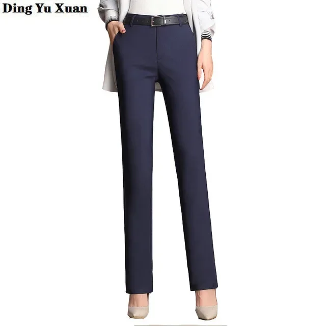 Spring Slim Fit Dress Pants for Women Office Lady Suit Pants Plus Size Formal Straight Leg Long Trousers Khaki White Black Blue
Spring Slim Fit Dress Pants for Women Office Lady Suit Pants Plus Size Formal Straight Leg Long Trousers Khaki White Black Blue