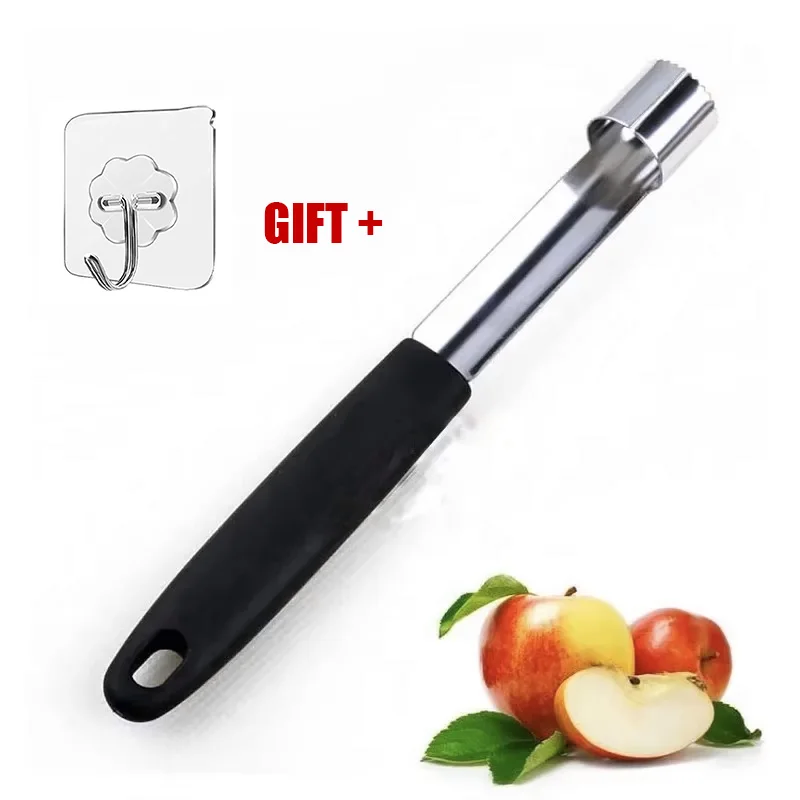 Apple Corer Fruit Pitter Tool for Pear, Bell Pepper, Twist Core Seed Remover, Easy Kitchen Tool Gadget for Removing Pits & Seeds
Apple Corer Fruit Pitter Tool for Pear, Bell Pepper, Twist Core Seed Remover, Easy Kitchen Tool Gadget for Removing Pits & Seeds