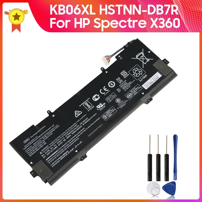 Replacement Battery KB06XL HSTNN-DB7R For HP Spectre X360 15-B Z6L01EA Z6K97EA Z6K99EA 902401-2C1 New Battery 79.2wh
Replacement Battery KB06XL HSTNN-DB7R For HP Spectre X360 15-B Z6L01EA Z6K97EA Z6K99EA 902401-2C1 New Battery 79.2wh