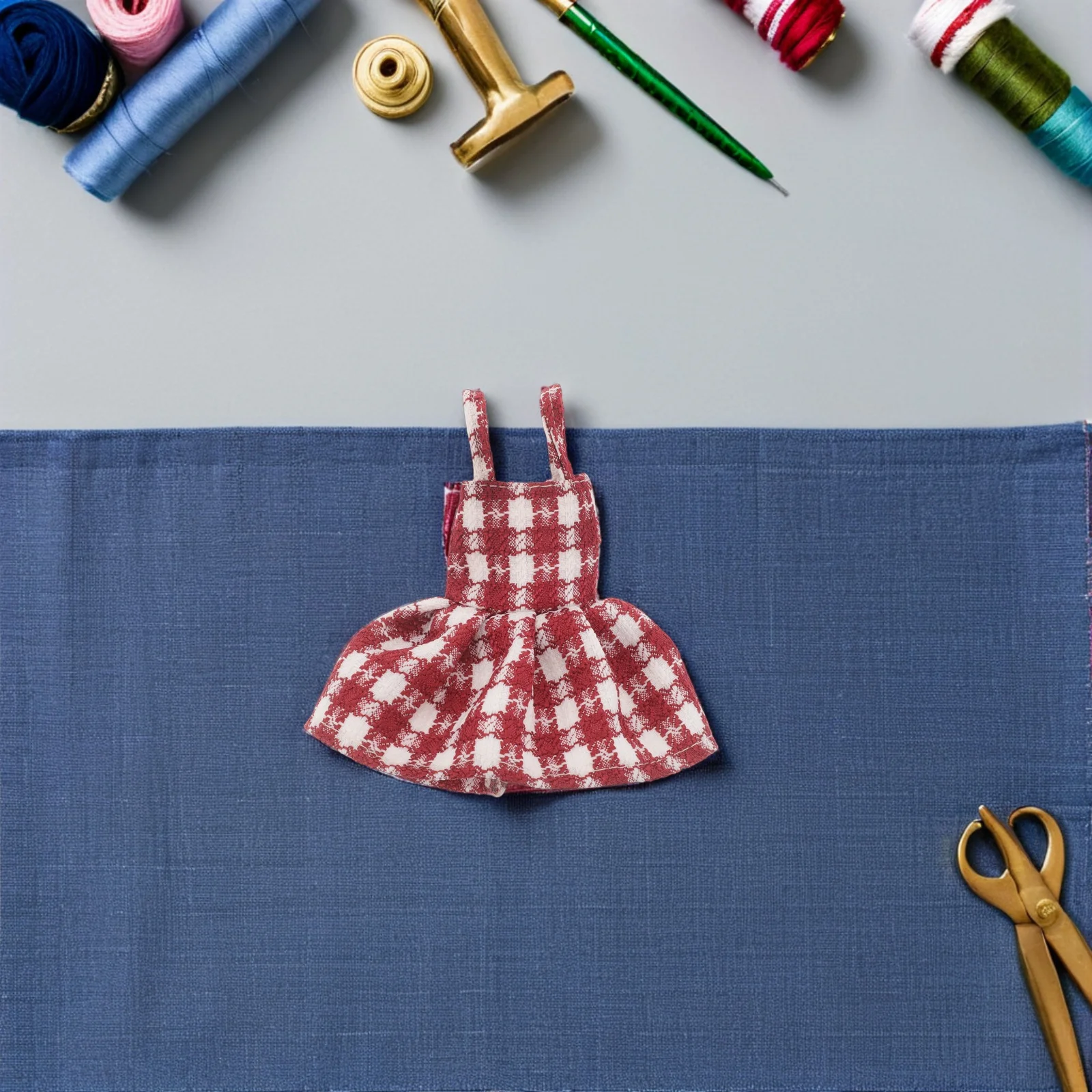 Small Christmas Elf Dress Red Checkered Suspender Skirt Festive Holiday Outfit Winter Decor Christmas Dress
Small Christmas Elf Dress Red Checkered Suspender Skirt Festive Holiday Outfit Winter Decor Christmas Dress