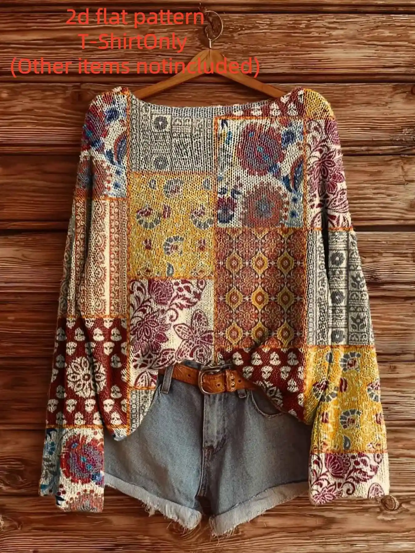 2D Flat Pattern Autumn and Winter Fashion New Style Off-Shoulder Long-Sleeve Women's Top with Digital Print Trendy Women's Clothing
2D Flat Pattern Autumn and Winter Fashion New Style Off-Shoulder Long-Sleeve Women's Top with Digital Print Trendy Women's Clothing