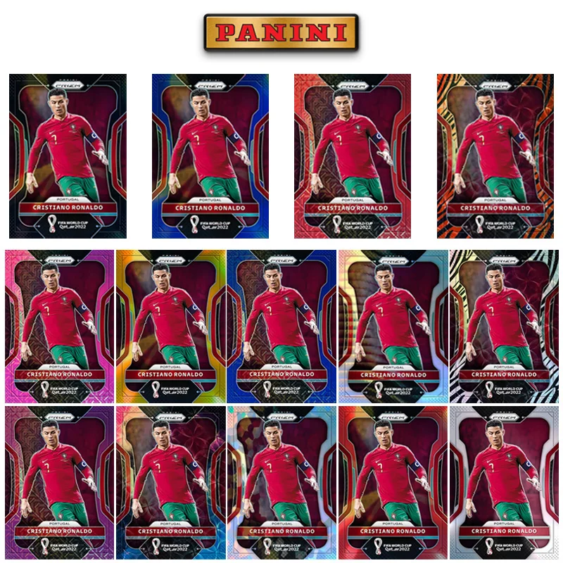 Panini Prizm 2022 World Cup Base Prizms Cristiano Ronaldo Portugal Diy Homemade Football Star Trading Cards Gift Collection
Panini Prizm 2022 World Cup Base Prizms Cristiano Ronaldo Portugal Diy Homemade Football Star Trading Cards Gift Collection