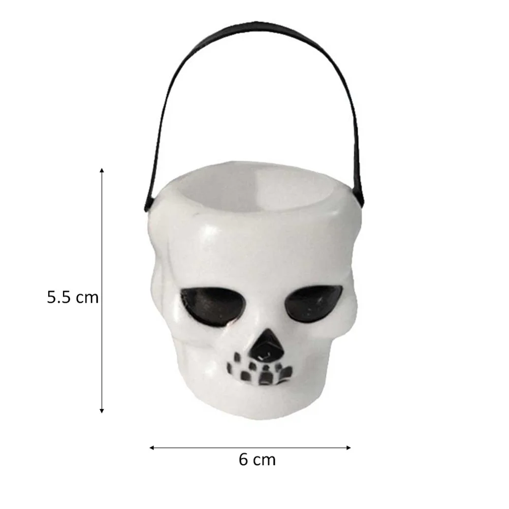 12Pcs Halloween Candy Bucket Skull Shape 6x5.5cm Candy Holder Pail Kids Collect Sweets Party Decor
12Pcs Halloween Candy Bucket Skull Shape 6x5.5cm Candy Holder Pail Kids Collect Sweets Party Decor