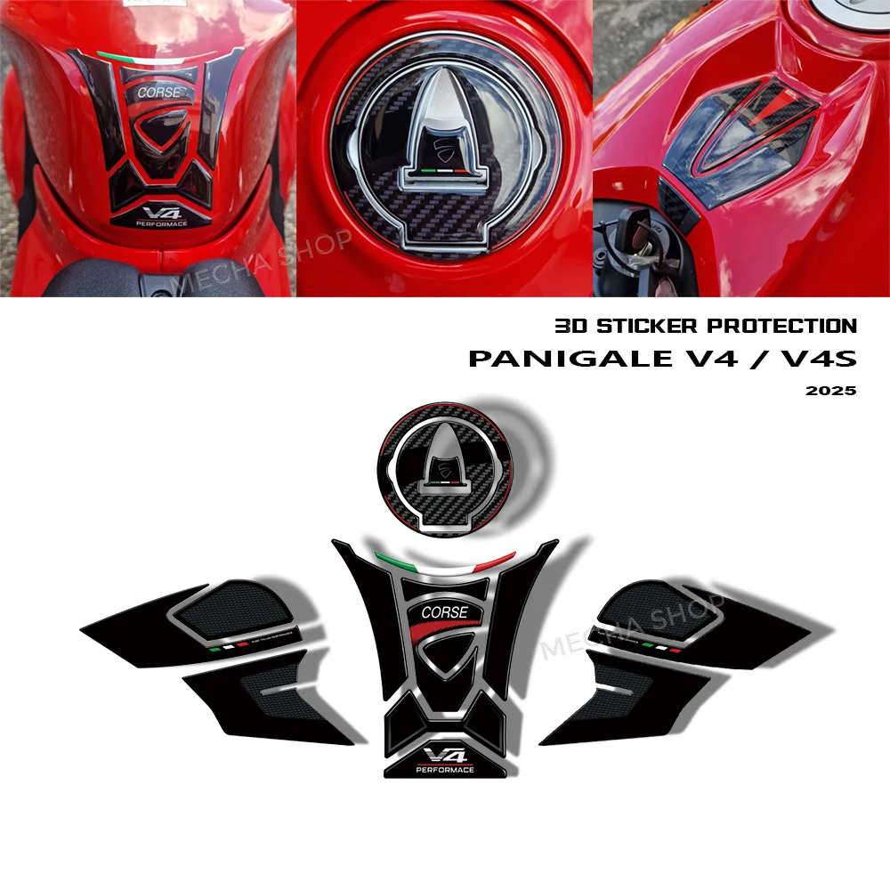 Tank Pad 3D Stickers Decals 2025 For Panigale V4-S 2025 Motorcycle Accessories Protector 
Tank Pad 3D Stickers Decals 2025 For Panigale V4-S 2025 Motorcycle Accessories Protector