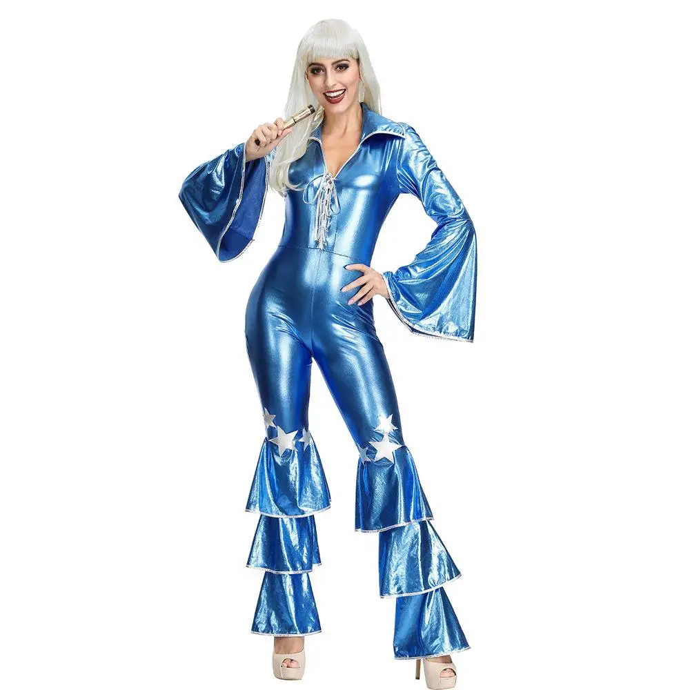 Halloween Blue Disco Performance Onesie Gift for Female Singer Leader Dance Bar Traditional National Stage Costume Women
Halloween Blue Disco Performance Onesie Gift for Female Singer Leader Dance Bar Traditional National Stage Costume Women