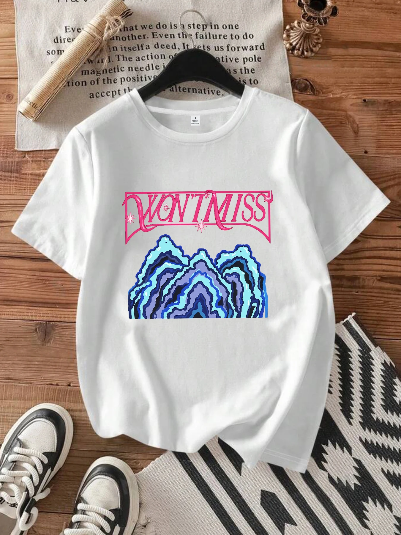 【WY1321】Женская футболка с круглым вырезом и английскими буквами, модный топ с короткими рукавами и принтом, эластичная футболка
【WY1321】Женская футболка с круглым вырезом и английскими буквами, модный топ с короткими рукавами и принтом, эластичная футболка