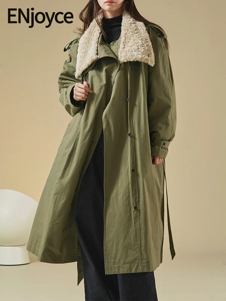 ENjoyce 2023 Winter Vintage Green 90 White Duck Down Jackets Single Breasted Warm Jacket Women Long Clothing Overcoats
ENjoyce 2023 Winter Vintage Green 90 White Duck Down Jackets Single Breasted Warm Jacket Women Long Clothing Overcoats