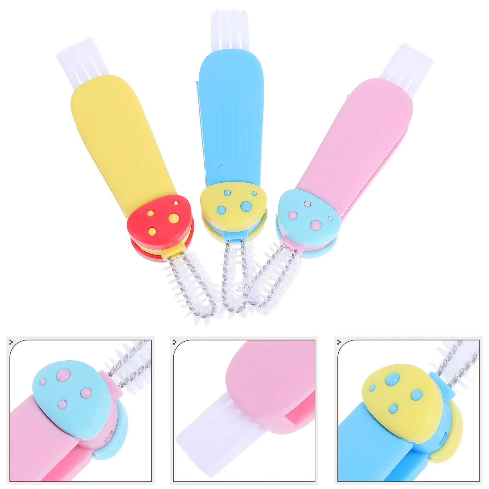 3 Pcs Multifunctional Cleaning Brush Bottle Cup and Tool for Bottles Cleaner Mug Pp with Handle Travel
3 Pcs Multifunctional Cleaning Brush Bottle Cup and Tool for Bottles Cleaner Mug Pp with Handle Travel