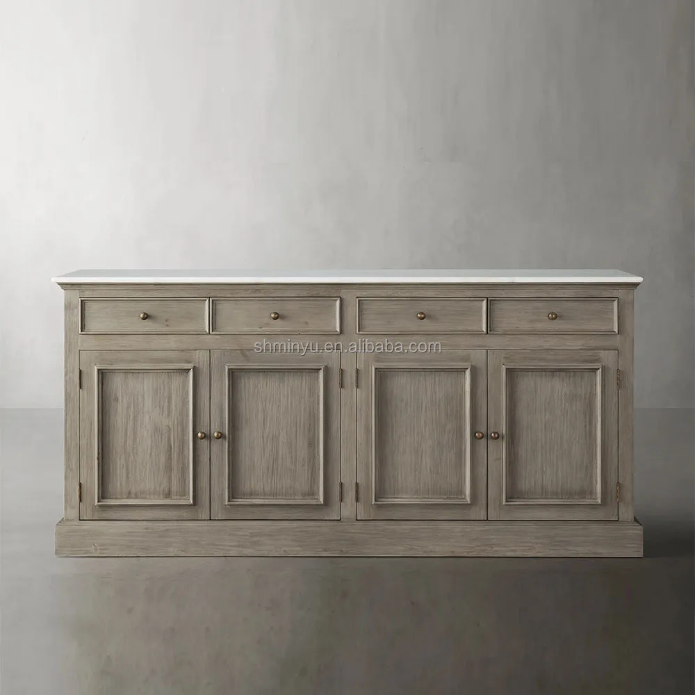 Solid Oak Wood 4-Door Sideboard Buffet Cabinet New Reeded Design for Living Room Application
Solid Oak Wood 4-Door Sideboard Buffet Cabinet New Reeded Design for Living Room Application
