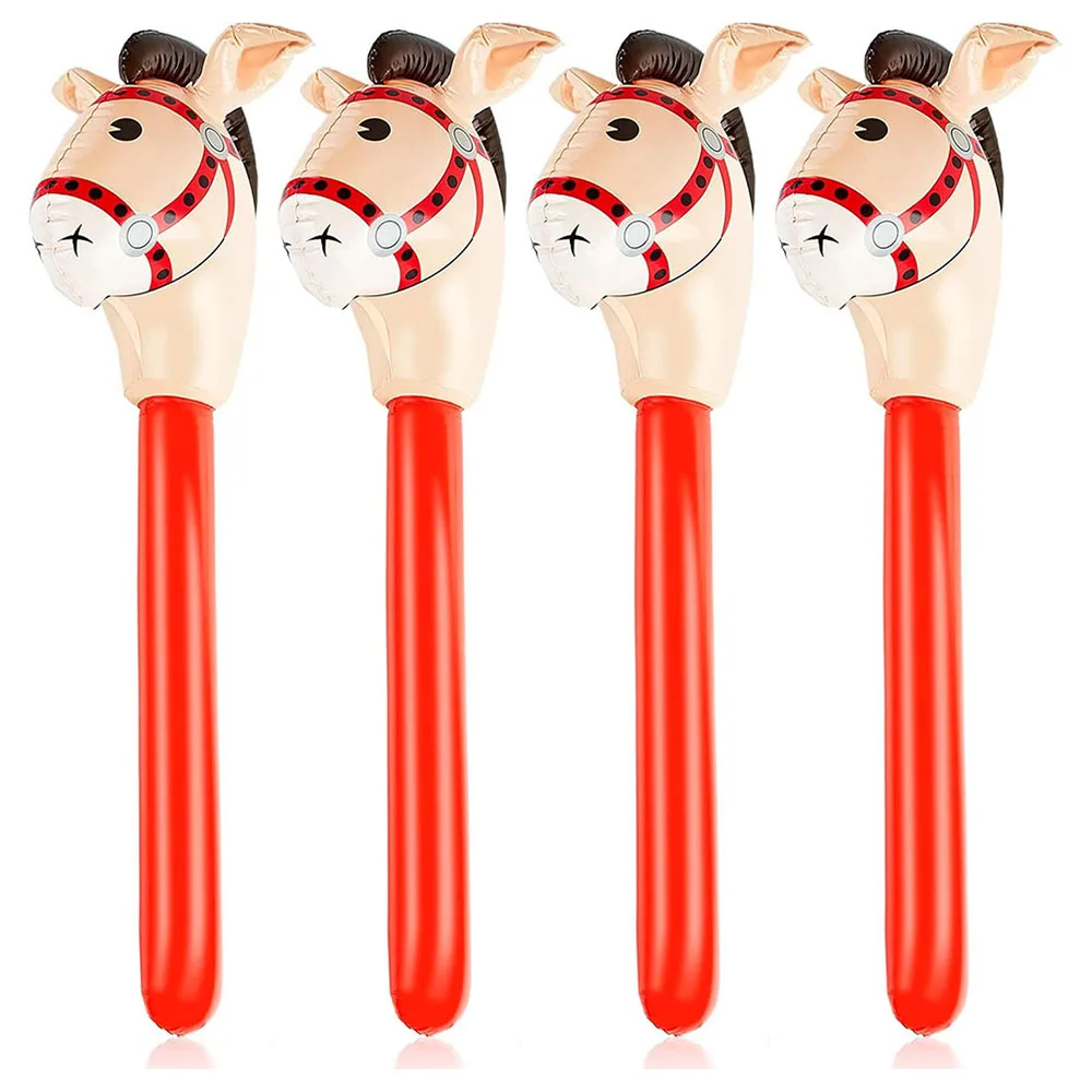 2/4pcs Inflatable Stick Horse Inflatable Horsehead Stick Balloon for Theme Birthday Party Decorations
2/4pcs Inflatable Stick Horse Inflatable Horsehead Stick Balloon for Theme Birthday Party Decorations