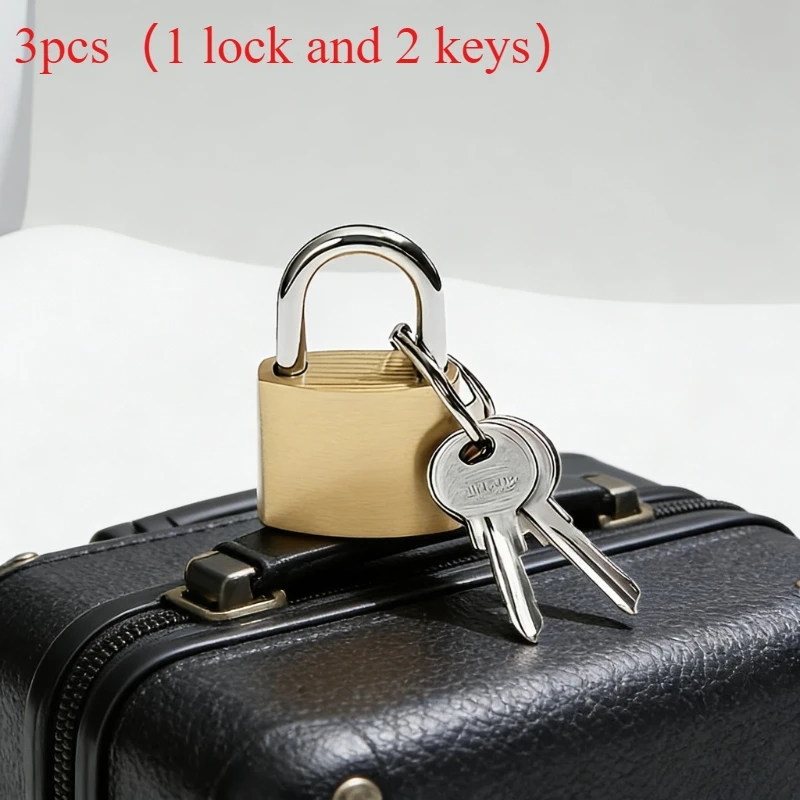 3Pcs Solid Brass Padlocks Sturdy Anti Rust Security Locks Each Lock Equipped with 2 Keys Ideal for Home Warehouse Outdoor Gate Safety Protection
3Pcs Solid Brass Padlocks Sturdy Anti Rust Security Locks Each Lock Equipped with 2 Keys Ideal for Home Warehouse Outdoor Gate Safety Protection