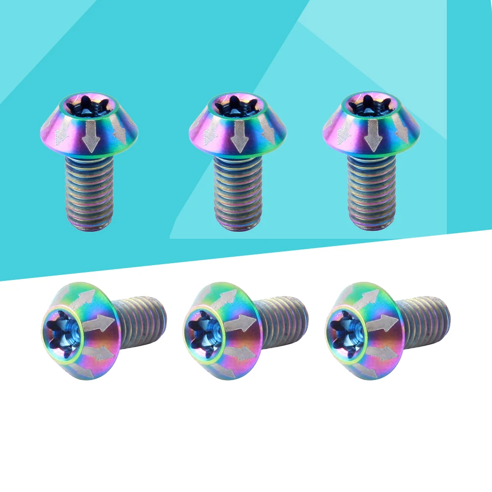 6 Bicycle Screws E-bike Disc Brake Titanium Alloy Corrosion Resistant Pad Rust Proof Bike Screw Strong Material
6 Bicycle Screws E-bike Disc Brake Titanium Alloy Corrosion Resistant Pad Rust Proof Bike Screw Strong Material