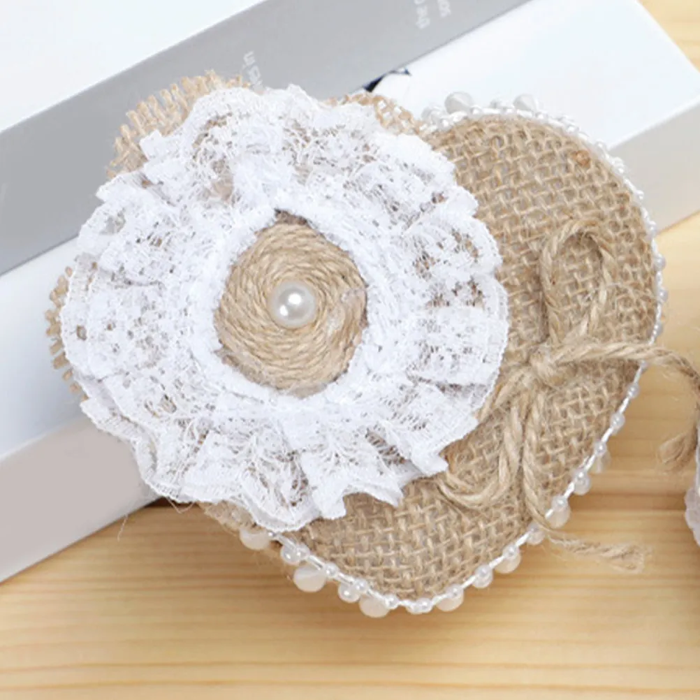 Rustic Linen Covered Ring Box Small Heart Shaped Jewelry Box for Wedding Ceremony Engagement Proposal Style Ring
Rustic Linen Covered Ring Box Small Heart Shaped Jewelry Box for Wedding Ceremony Engagement Proposal Style Ring