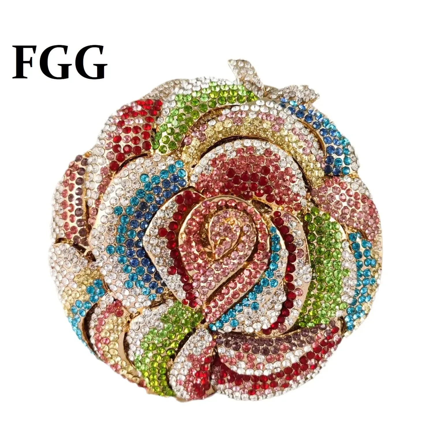 Boutique De FGG Women Colorful Flower Evening Bags and Clutches Bridal Rhinestone Handbags Wedding Party Minaudiere Clutch Purse
Boutique De FGG Women Colorful Flower Evening Bags and Clutches Bridal Rhinestone Handbags Wedding Party Minaudiere Clutch Purse