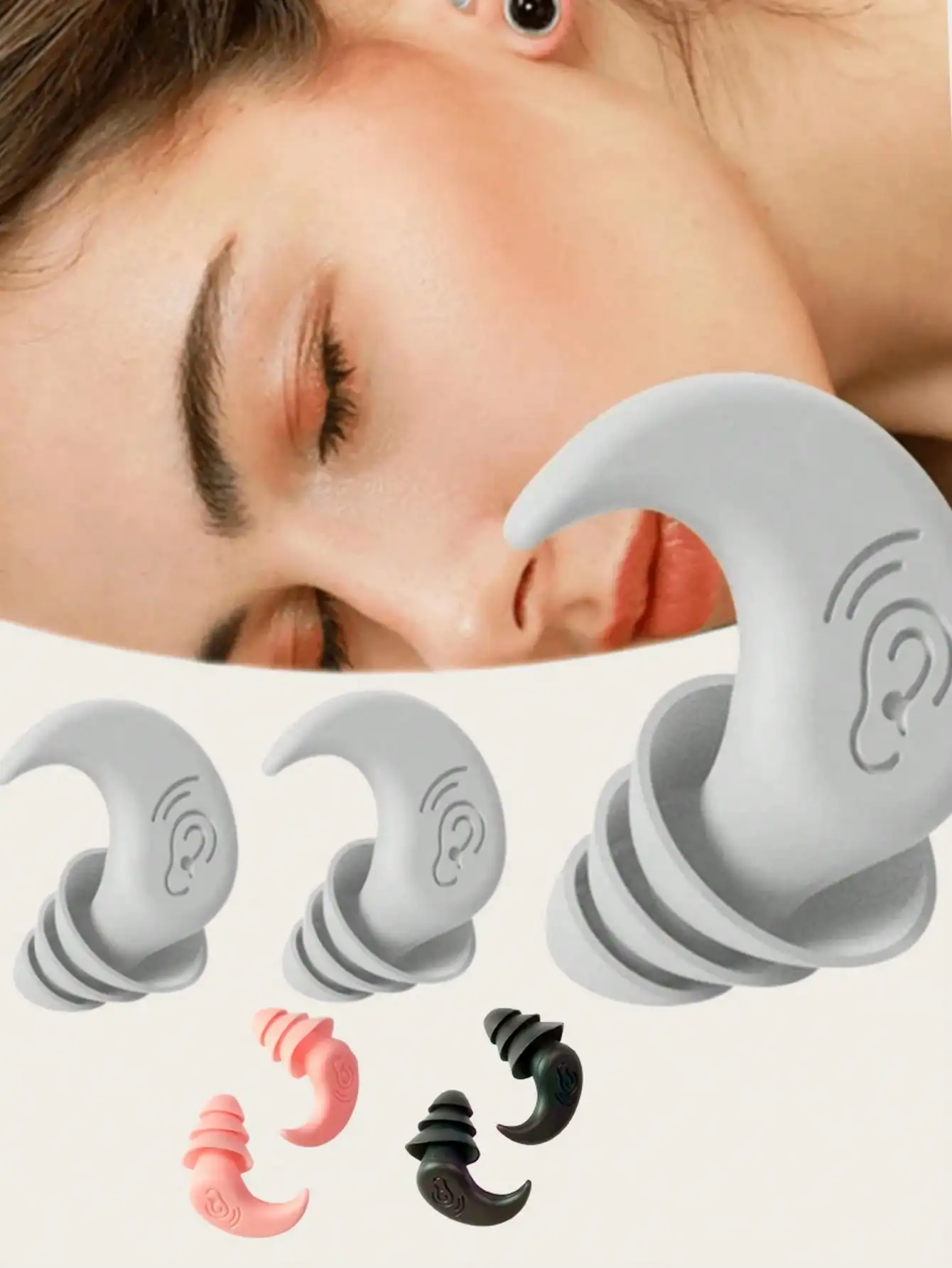Silicone Ear Plugs Sleeping Earplugs Noise Reduction Waterproof Ear Plug for Travel Work Swimming Ear Plug
Silicone Ear Plugs Sleeping Earplugs Noise Reduction Waterproof Ear Plug for Travel Work Swimming Ear Plug