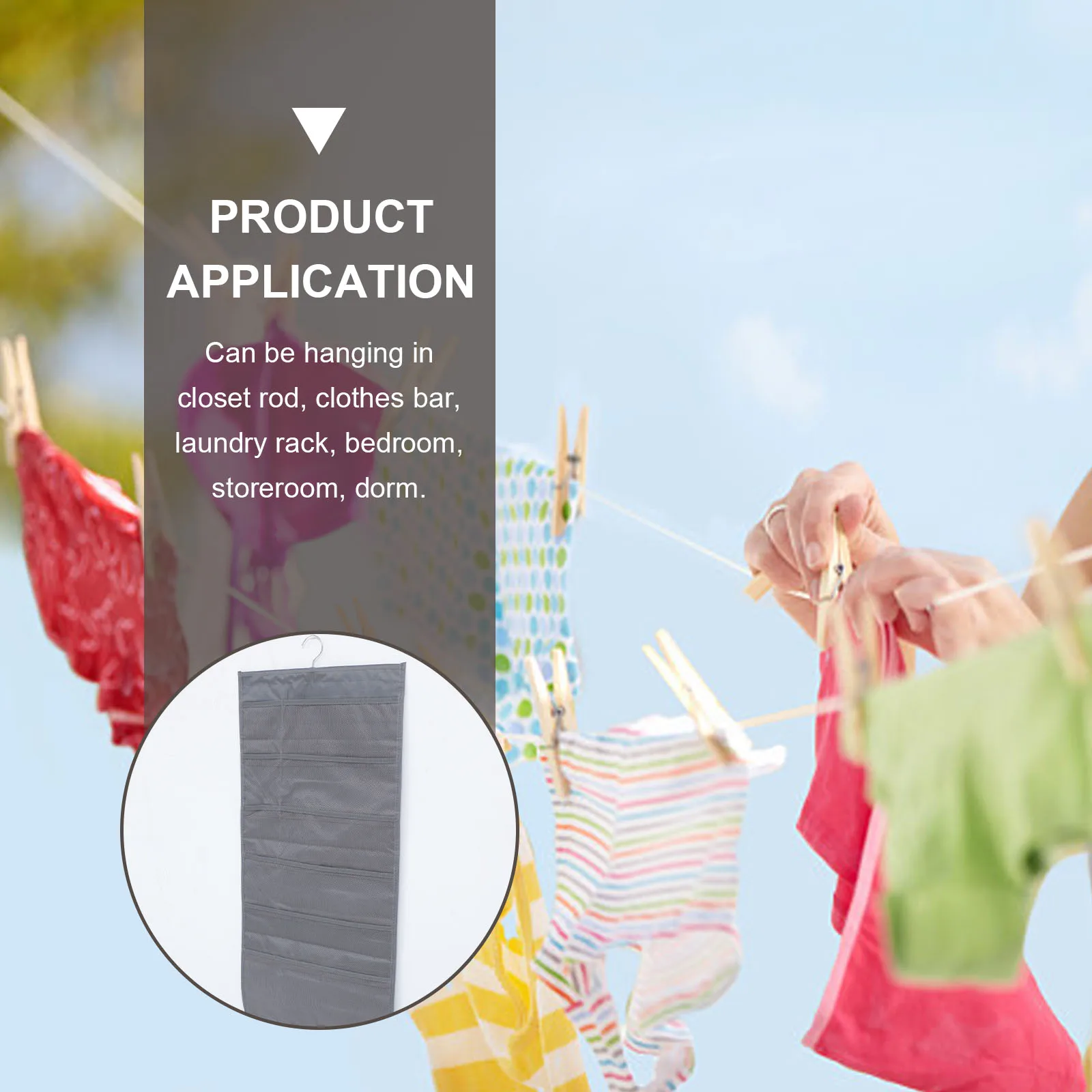 1pc Hanging Pocket Organizer Underwear Sock Bra Storage Bag Breathable Closet Bedroom Organizer Stocking Holder Door
1pc Hanging Pocket Organizer Underwear Sock Bra Storage Bag Breathable Closet Bedroom Organizer Stocking Holder Door