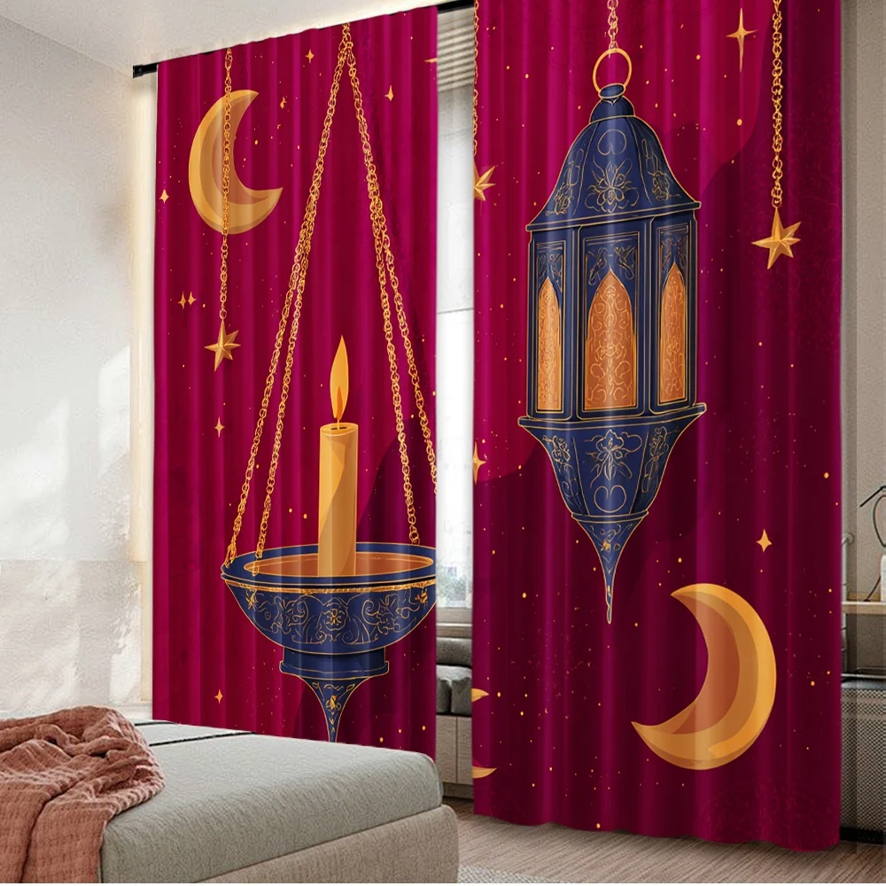 2D flat printing 2pcs Curtains Celestial s and Moons Digital Printed Polyester Drapes Festive Holiday for New Year and Carnival
2D flat printing 2pcs Curtains Celestial s and Moons Digital Printed Polyester Drapes Festive Holiday for New Year and Carnival