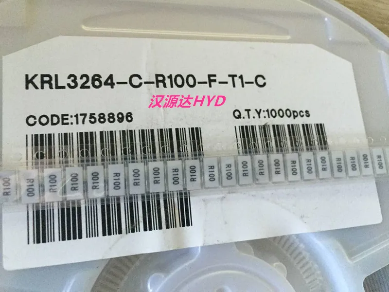 20pcs/lot KRL3264-C-R100-F-T1 SUSUMU 2512 R100 0.1R 1% 1W chips Electronic new
20pcs/lot KRL3264-C-R100-F-T1 SUSUMU 2512 R100 0.1R 1% 1W chips Electronic new