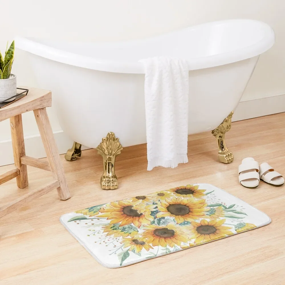 Loose Watercolor Sunflowers Bath Mat Carpet For Bath Bathroom Slip Bathtub Carpet Mat
Loose Watercolor Sunflowers Bath Mat Carpet For Bath Bathroom Slip Bathtub Carpet Mat