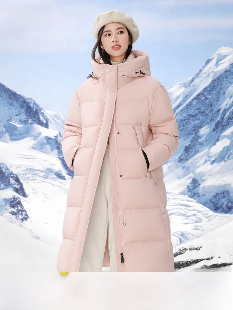 Snow Fly 2026 Spring New Long Hooded down Jacket Men Women Couple Stylish Casual Match All Polyester Fiber Business Style
Snow Fly 2026 Spring New Long Hooded down Jacket Men Women Couple Stylish Casual Match All Polyester Fiber Business Style