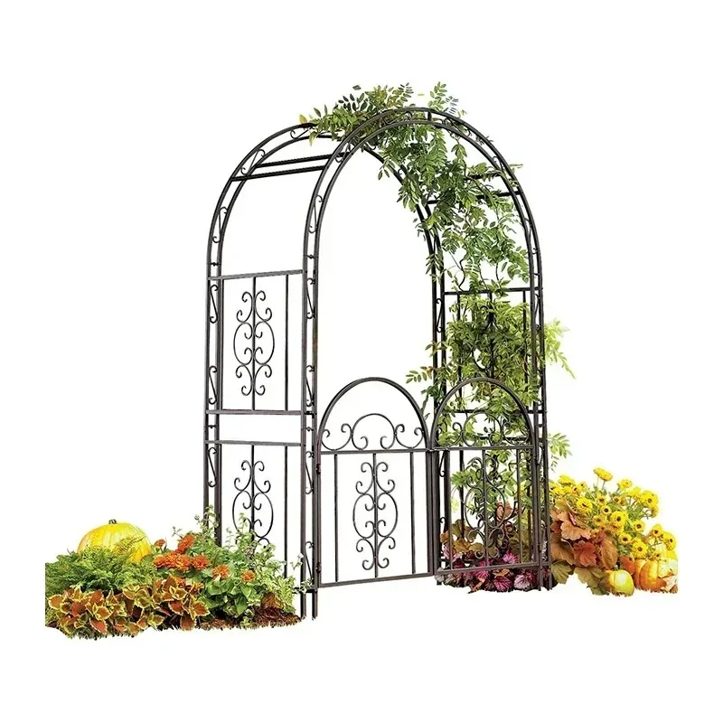 120cm/150cm Long European-style Wrought Iron Arch Flower Stand, Outdoor Courtyard Garden Climbing Trellis
120cm/150cm Long European-style Wrought Iron Arch Flower Stand, Outdoor Courtyard Garden Climbing Trellis