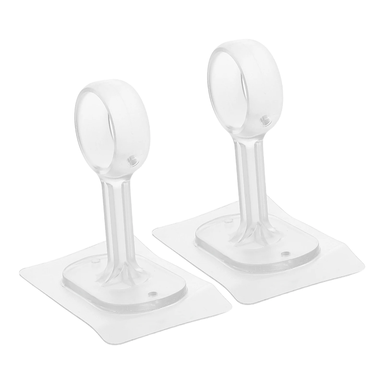 2pcs Curtain Rod Brackets No Drilling Ceiling Mount Hooks Transparent ABS Strong Reliable Easy Installation Self Adhesive
2pcs Curtain Rod Brackets No Drilling Ceiling Mount Hooks Transparent ABS Strong Reliable Easy Installation Self Adhesive