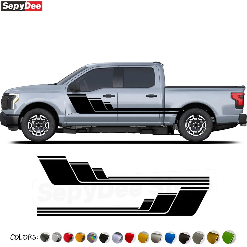 2 Pcs for Ford F150 Raptor SVT Racing Sport Body Decals Door Waist Line Side Stripes Skirt Stickers Pickup Trunk Accessories
2 Pcs for Ford F150 Raptor SVT Racing Sport Body Decals Door Waist Line Side Stripes Skirt Stickers Pickup Trunk Accessories