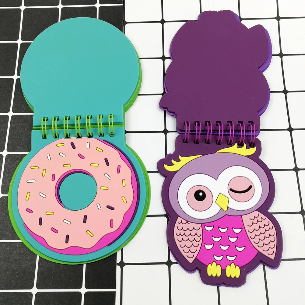 2Pcs Donut Shape Notebook PVC Cover Mini Notepad Binding Rings Pocket Size Creative Cartoon Design Practical Use Gifts
2Pcs Donut Shape Notebook PVC Cover Mini Notepad Binding Rings Pocket Size Creative Cartoon Design Practical Use Gifts