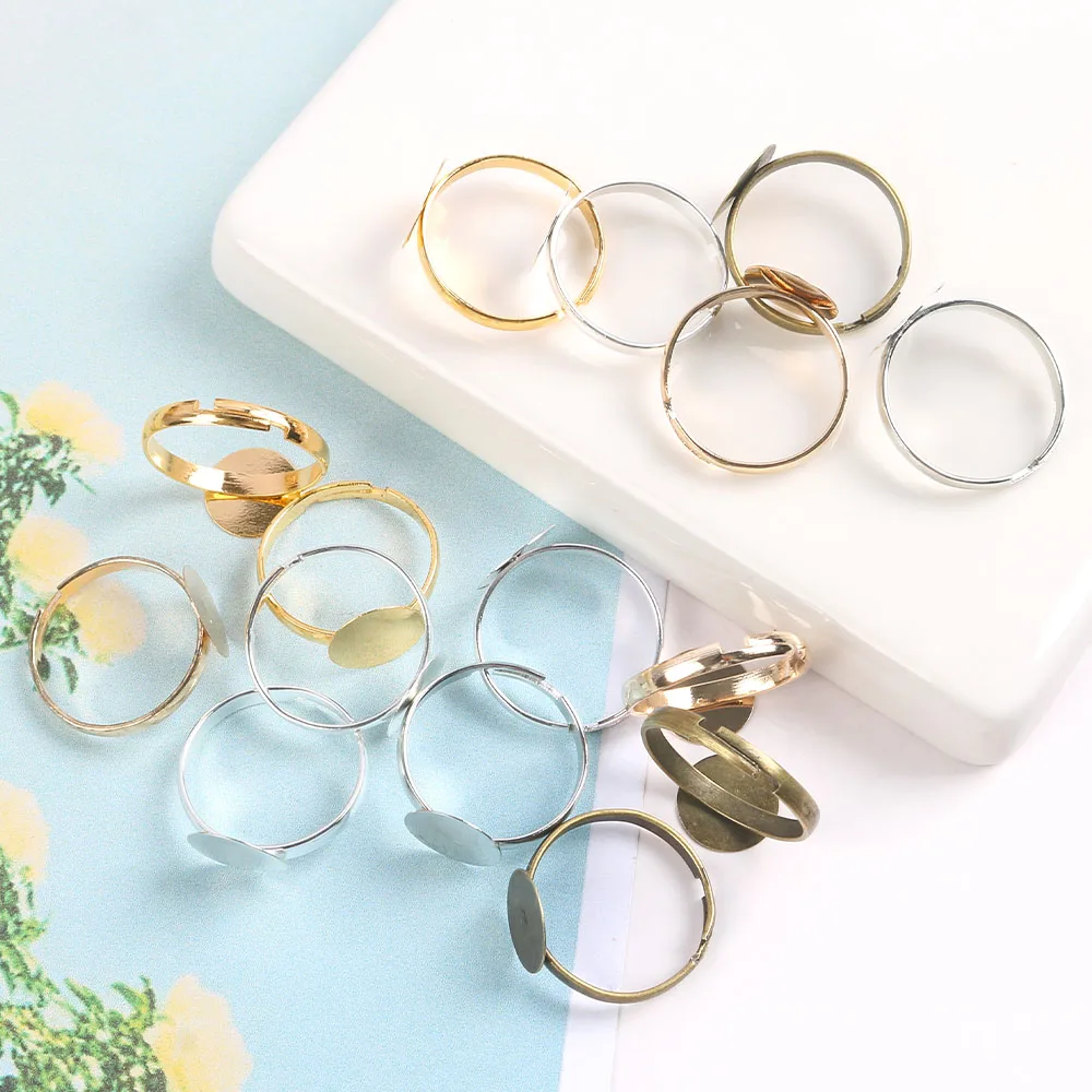 20pcs 10mm Solid Color Metal Diy Ring Production Material Diy Ring Making Base Jewelry Making Materials
20pcs 10mm Solid Color Metal Diy Ring Production Material Diy Ring Making Base Jewelry Making Materials