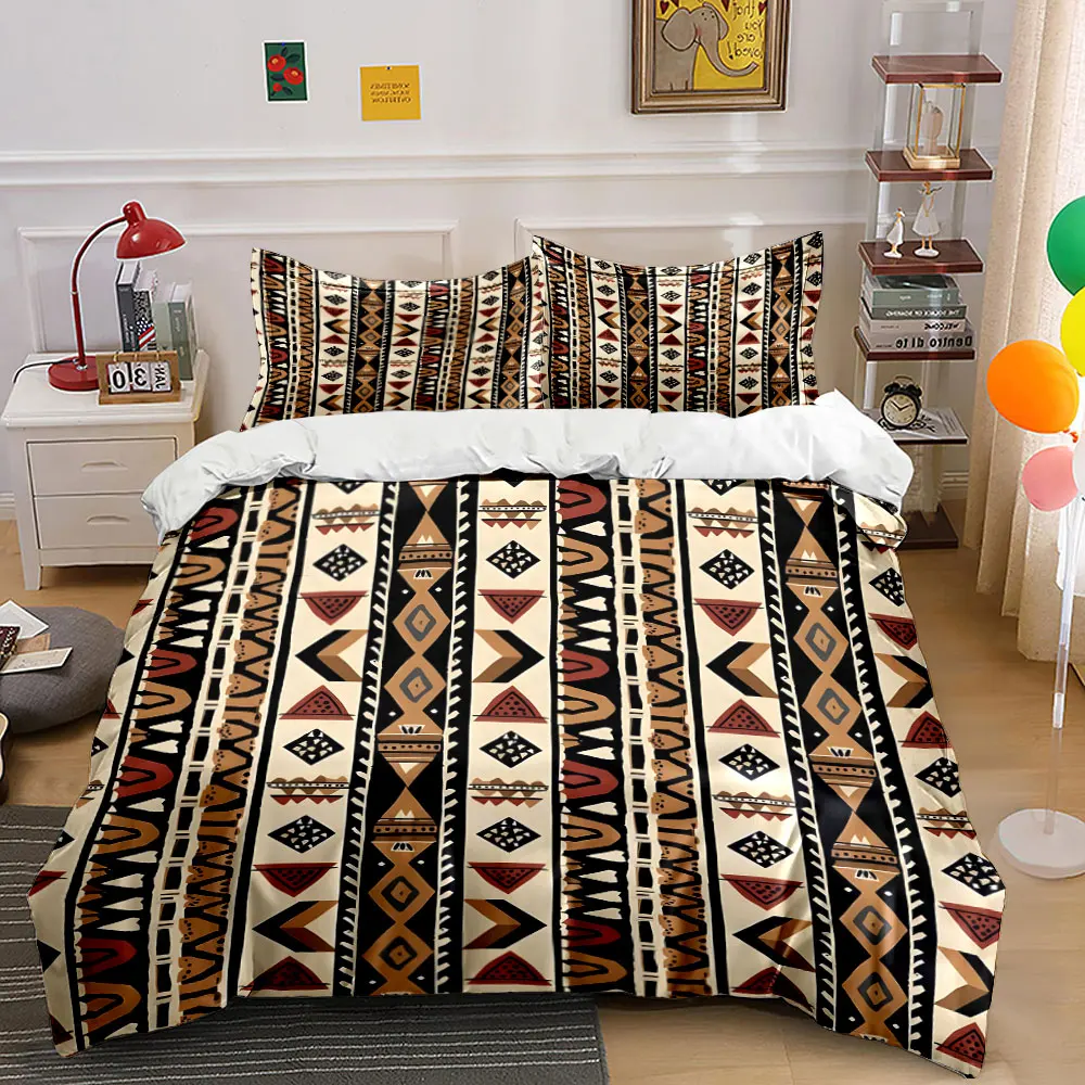 African geometric pattern background Bedding Set for Kids Luxury Gift 3pcs Digital Print Comforter Set Soft Comfortable
African geometric pattern background Bedding Set for Kids Luxury Gift 3pcs Digital Print Comforter Set Soft Comfortable