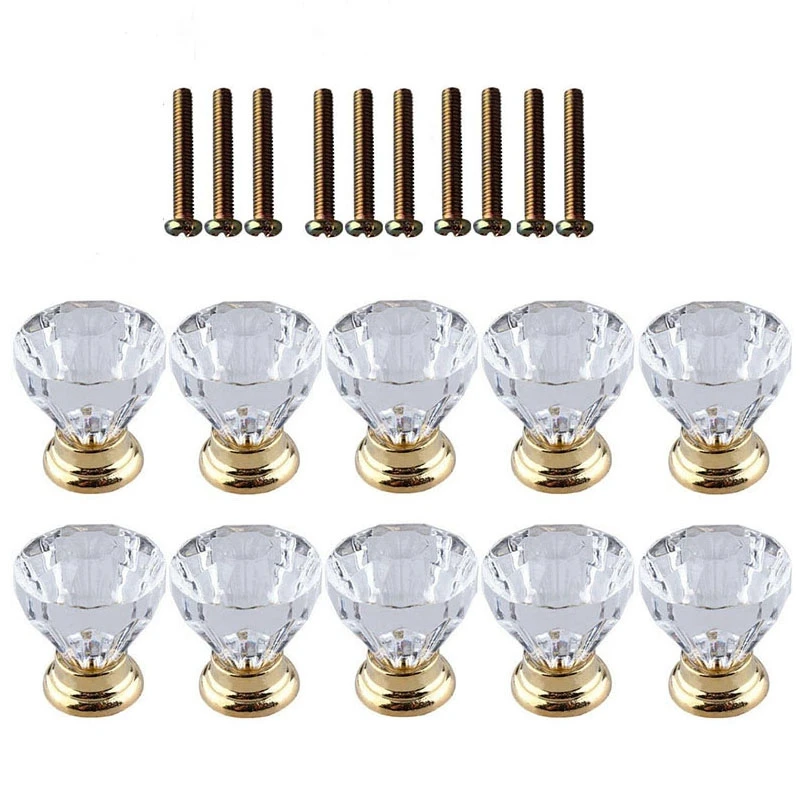10 Pcs Crystal Glass Door Handle Drawer Cabinet Furniture Kitchen Handle Diamond Dressing Table Knob
10 Pcs Crystal Glass Door Handle Drawer Cabinet Furniture Kitchen Handle Diamond Dressing Table Knob