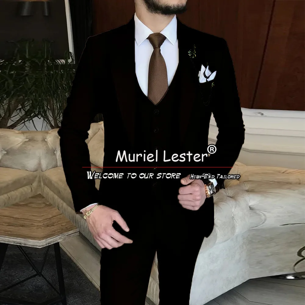 Classic Suits Men Business Office Work Single Breasted Blazer Plus Size Formal Groom Wedding Tuxedo 3 Pieces Jacket Vest Pants
Classic Suits Men Business Office Work Single Breasted Blazer Plus Size Formal Groom Wedding Tuxedo 3 Pieces Jacket Vest Pants
